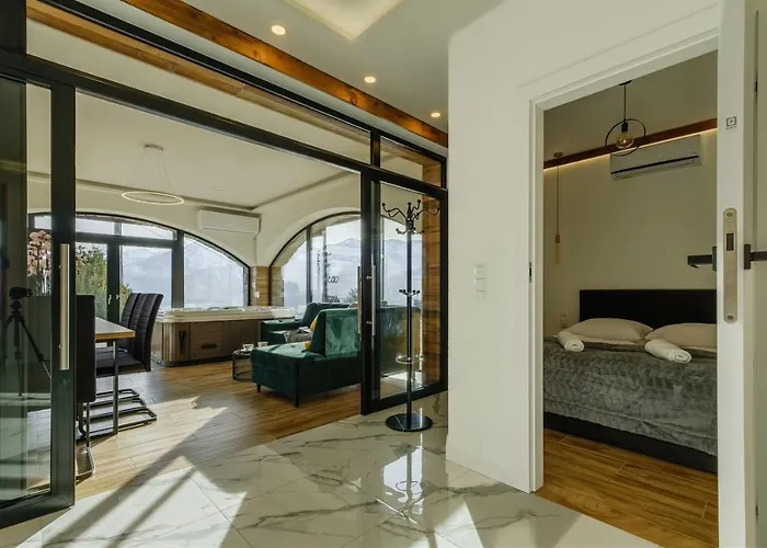 Mountain Base - Widokowe Jacuzzi 公寓 考斯赛力克