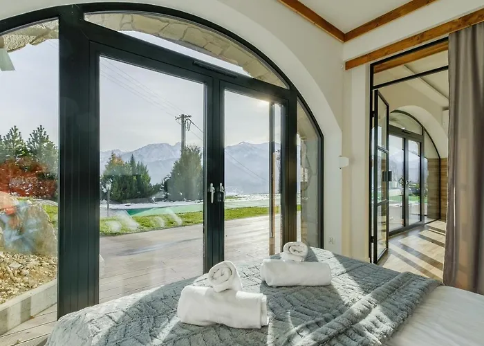 Mountain Base - Widokowe Jacuzzi 公寓