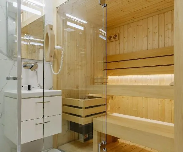 公寓 Mountain Base - Widokowe Jacuzzi 考斯赛力克