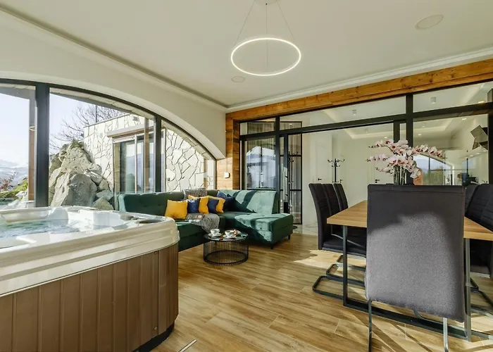 公寓 Mountain Base - Widokowe Jacuzzi